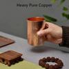 Dicker Becher aus reinem Kupfer Kaffeepulver-Dosierbecher Handgefertigter Bierkrug Becher Trinkgeschirr
