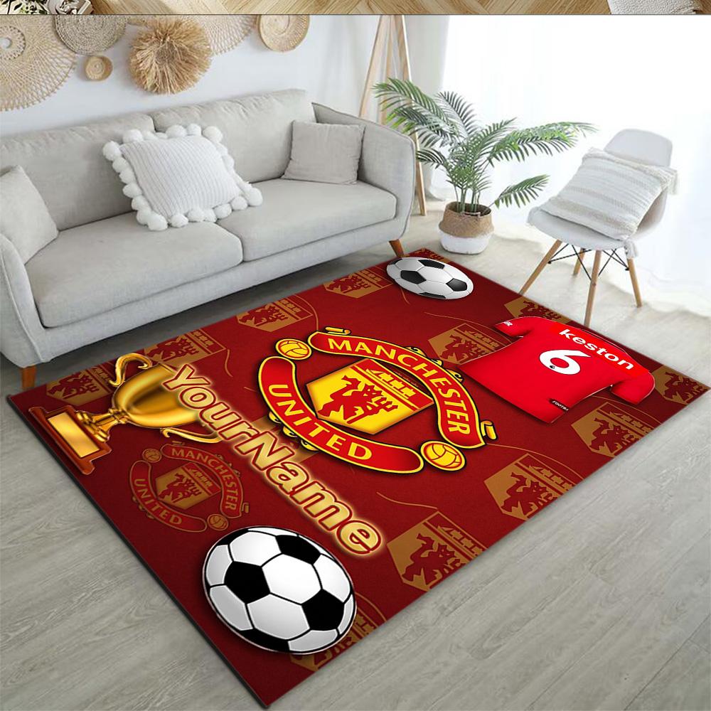 Manchester Personalized Name Floor Mat Perfect for Hallway Study room Foyer Bedrooms Anti-slip Rug Office home decor