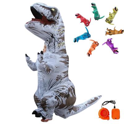 REKUCCI Tyrannosaurus Rex Dinosaurier Aufblasbares Dinosaurierkostüm für und Perfekt für Kulturelle und Veranstaltungen Größe Kostüm, Halloween, Erwachsene, Kinder,