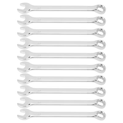 Set di 10 chiavi inglesi a forchetta a doppia funzione con cricchetto a mano forniture industriali 10 mm