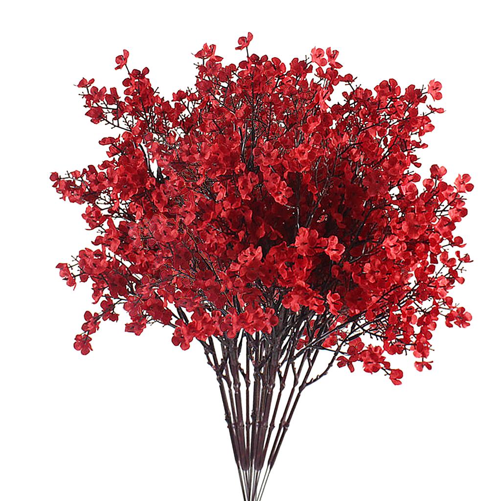 Babys Breath Artificial Flowers Gypsophila Faux Flowers Fall Decor Floral Bouquets for Vase Home Wedding Centerpiece