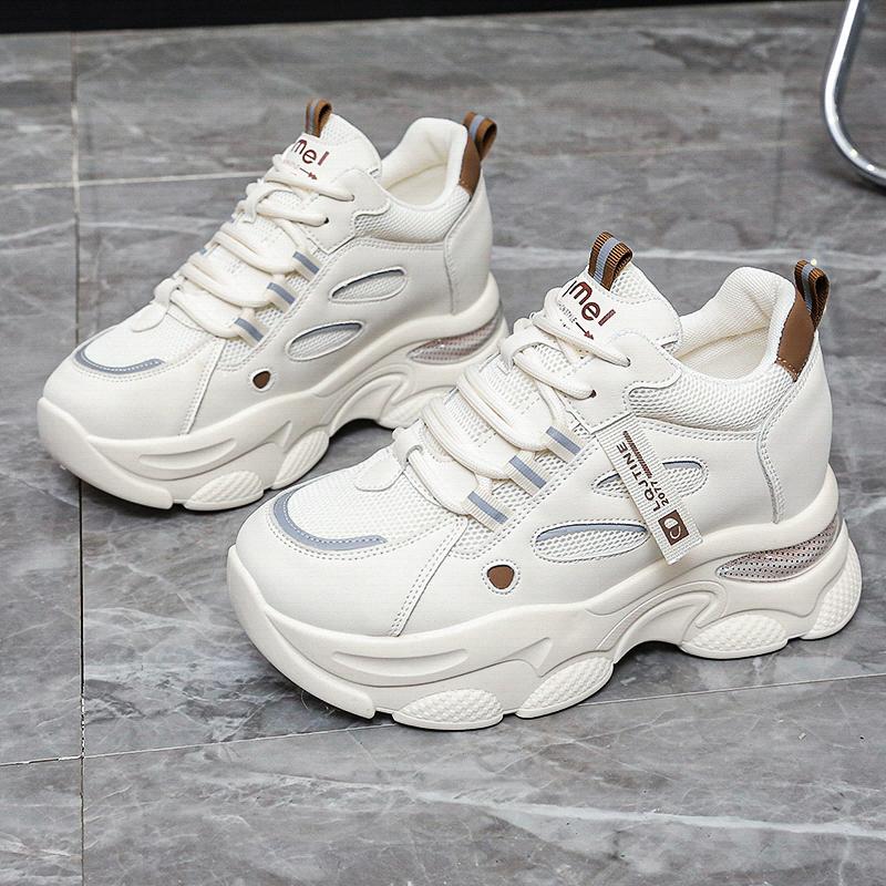 Кроссовки для женщин 2025 Дизайнерские Платформа Повседневные Спортивные Беговые Кроссовки Студенческие Сочетание Цветов Модные Кроссовки Массивные Mujer 35 5775₽