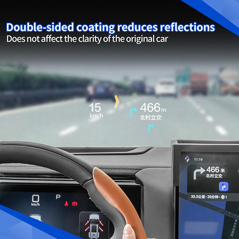 HUD Display Cover Silicone For BYD Leopard 8 Denza B8 2025+ HUD Screen Protector Cover Interior Upgrade Car Accessories