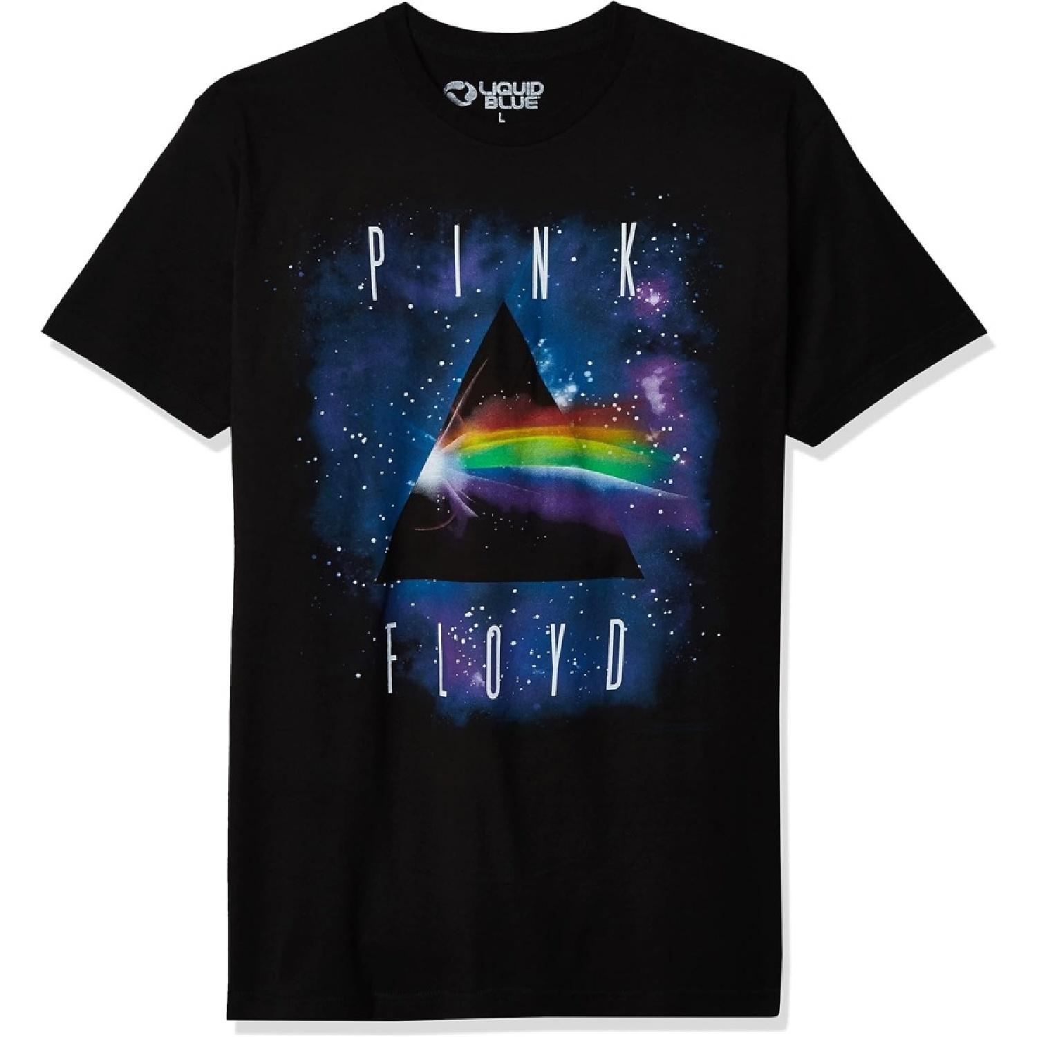 Liquid Blue Mens Pink Floyd Dark Side Space Short Sleeve T-shirtT-Shirt XXXXXL разноцветный