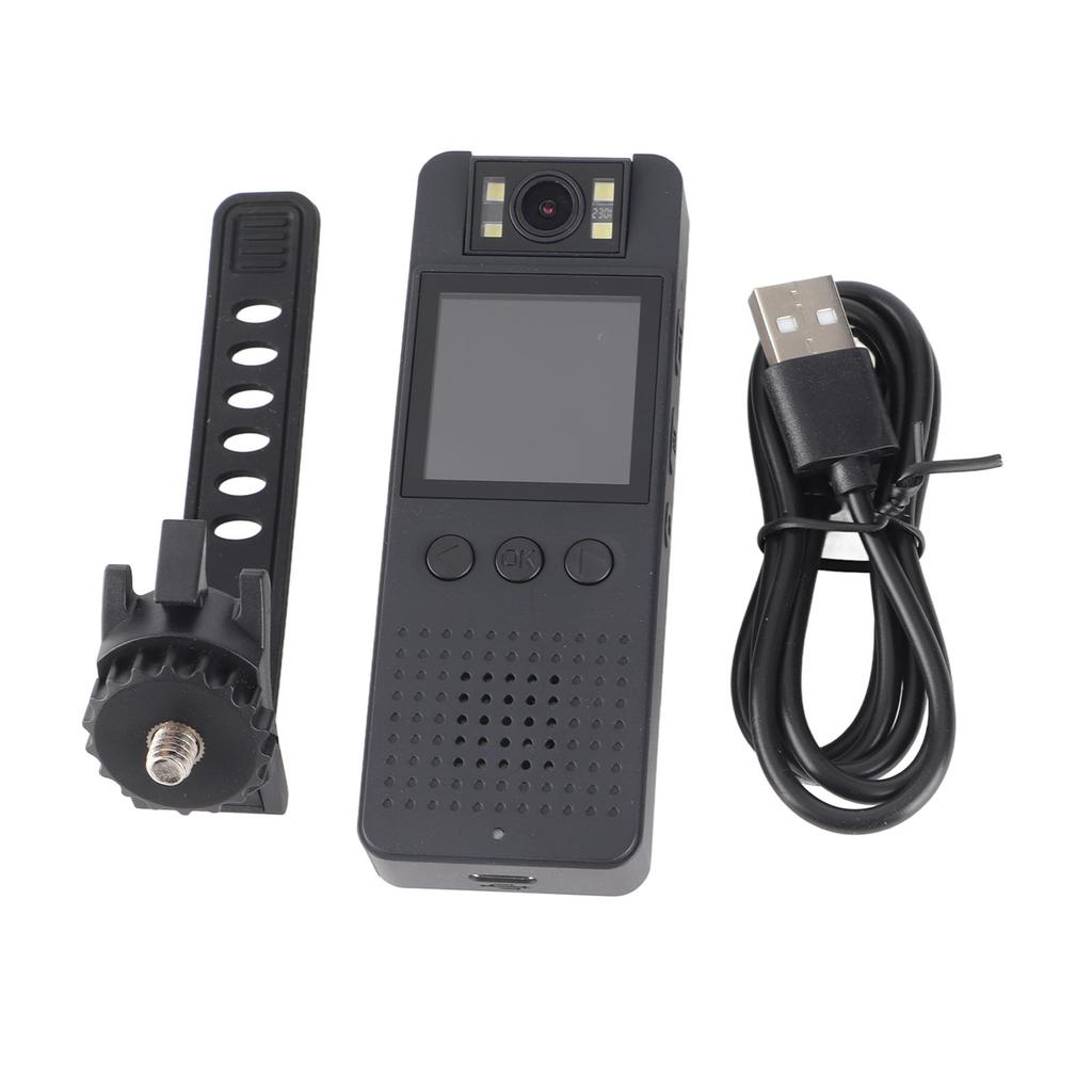 Przenośna kamera na ciało z obrotowym obiektywem 1080p typu C rejestrator wideo dla organów ścigania