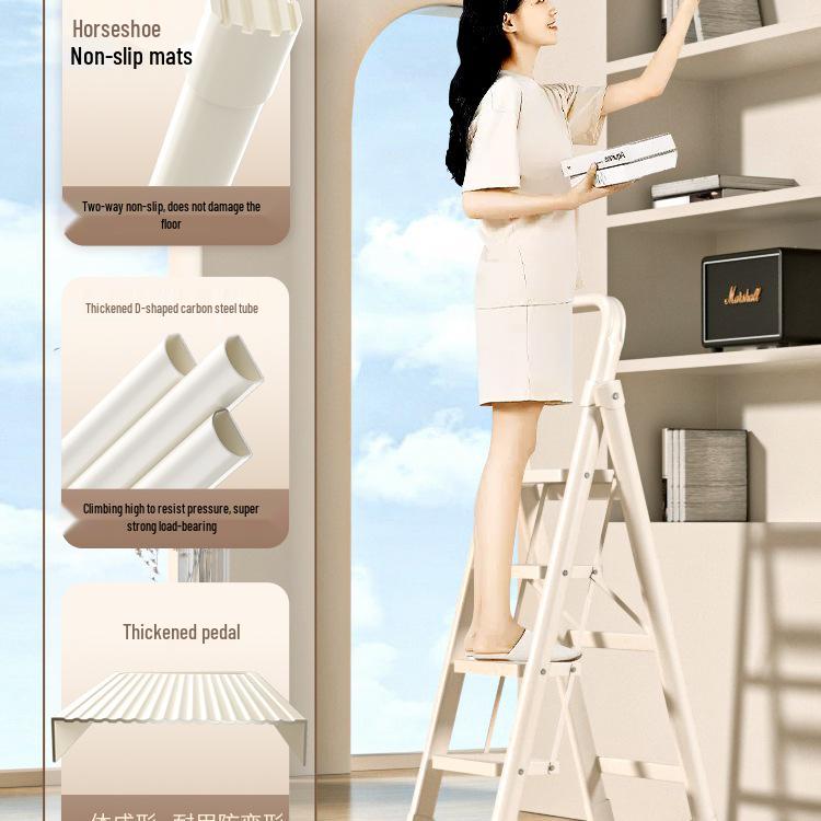 Multifunctional Telescopic Folding A-Frame Ladder – Portable, Lightweight & Indoor Use