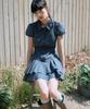 MIXXO Check Shirt Dress_Miwowg609G