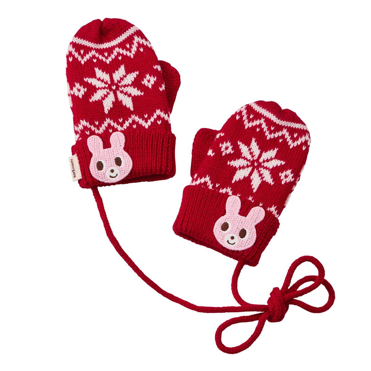 

MIKIHOUSE HOT BISCUITS Mittens 73-7602-456 (M 3-5, Red)
