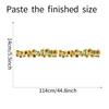Wall Sticker Sunflower Edge Line 5.5*44.8inch For Home