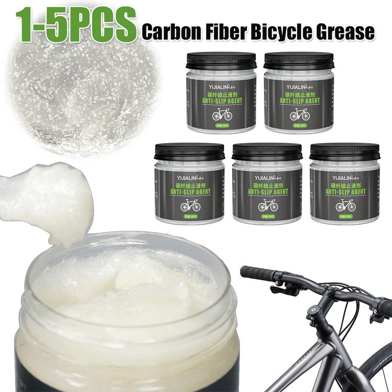 100g Carbon Fiber Bicycle Grease Bicycle Anti-Slip Lube Bicycle Assembly Grease for Bike Seatpost Handlebar Frame Stem