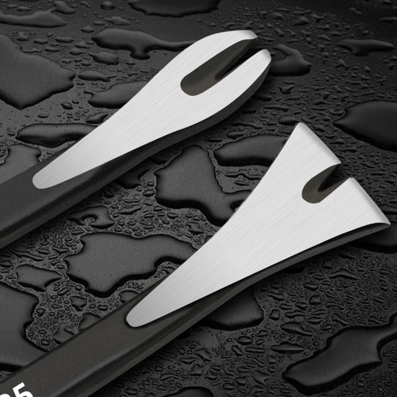 Heavy Duty Carbon Steel Demolition Extractor Tool with Leverage Design for Effortless Delicate Woodworking Nail Removal