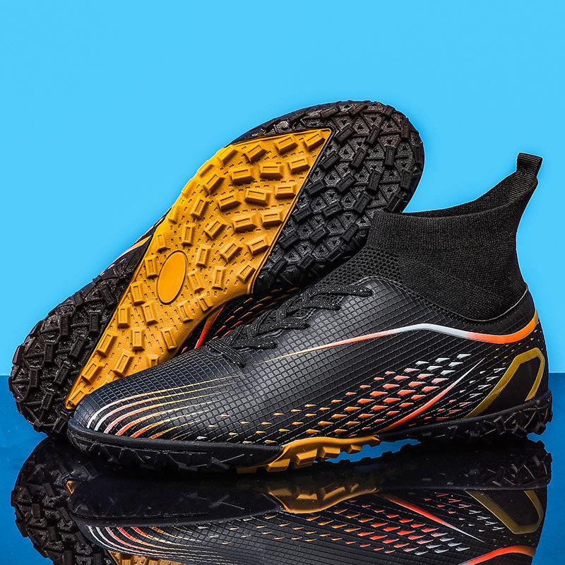 Professional Long Nail Broken Nail Football Shoes High-top Student Competition Training Sports Shoes One Piece 2025