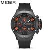 Men'S Multifunctional Chronograph Sports Fashion Silicone Strap 8115
