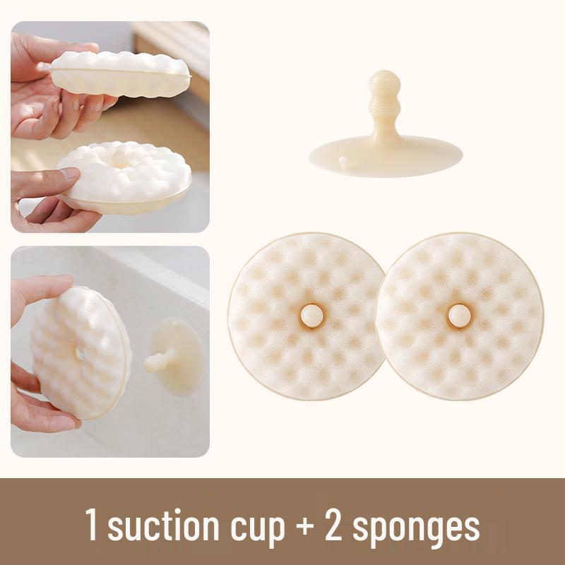 Double-Sided Honeycomb Sponge Scrubber for Kitchen Cleaning