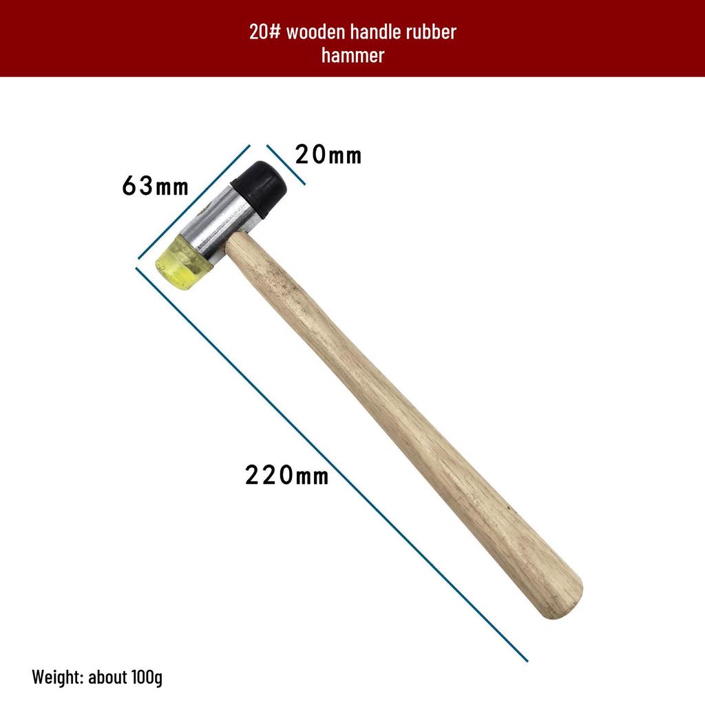 Solid Rubber Mallet for Tile Installation
