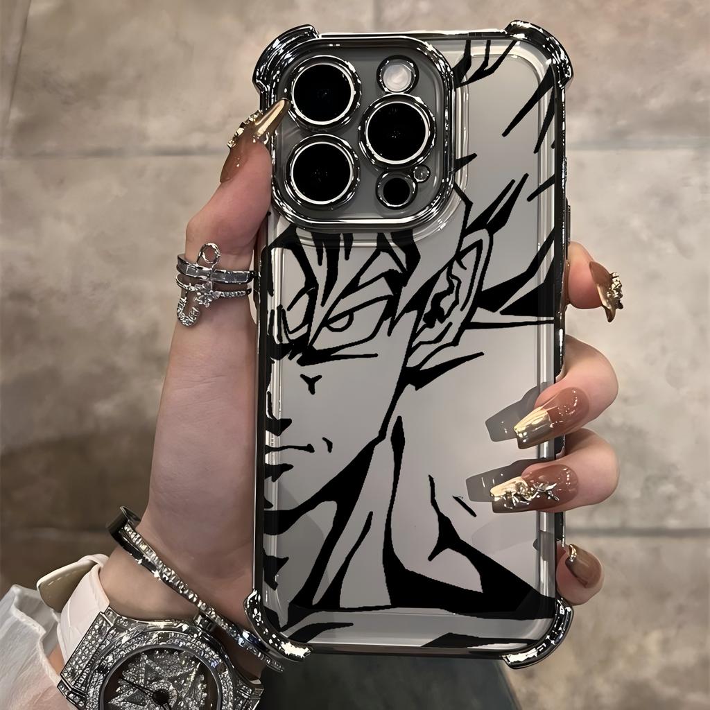 Black Anime Sons Gokus Hot Plating Phone Case For IPhone 17 17e 16e 16 15 14 13 12 11 Pro Max X XR XSMax 8 Mini Air Plus Airabag