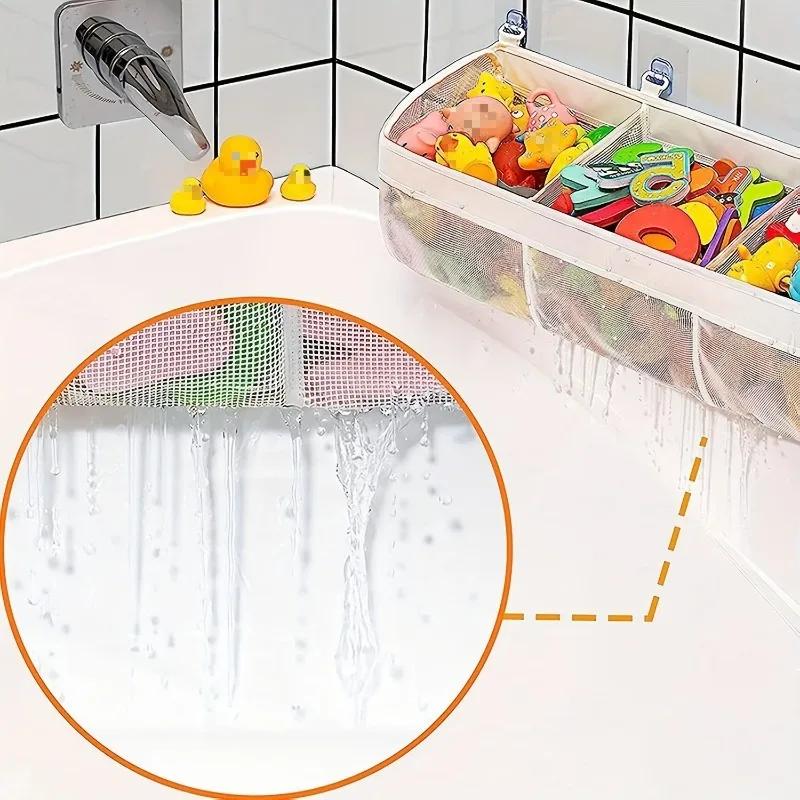 Bathroom storage basket, bathtub toy storage