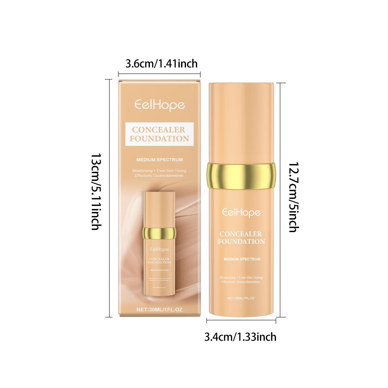 

Flawless Foundation Full Coverage, Long-Lasting & Lightweight Liquid Makeup, Natural Matte Finish, 30ml liquid Foundation 30ml