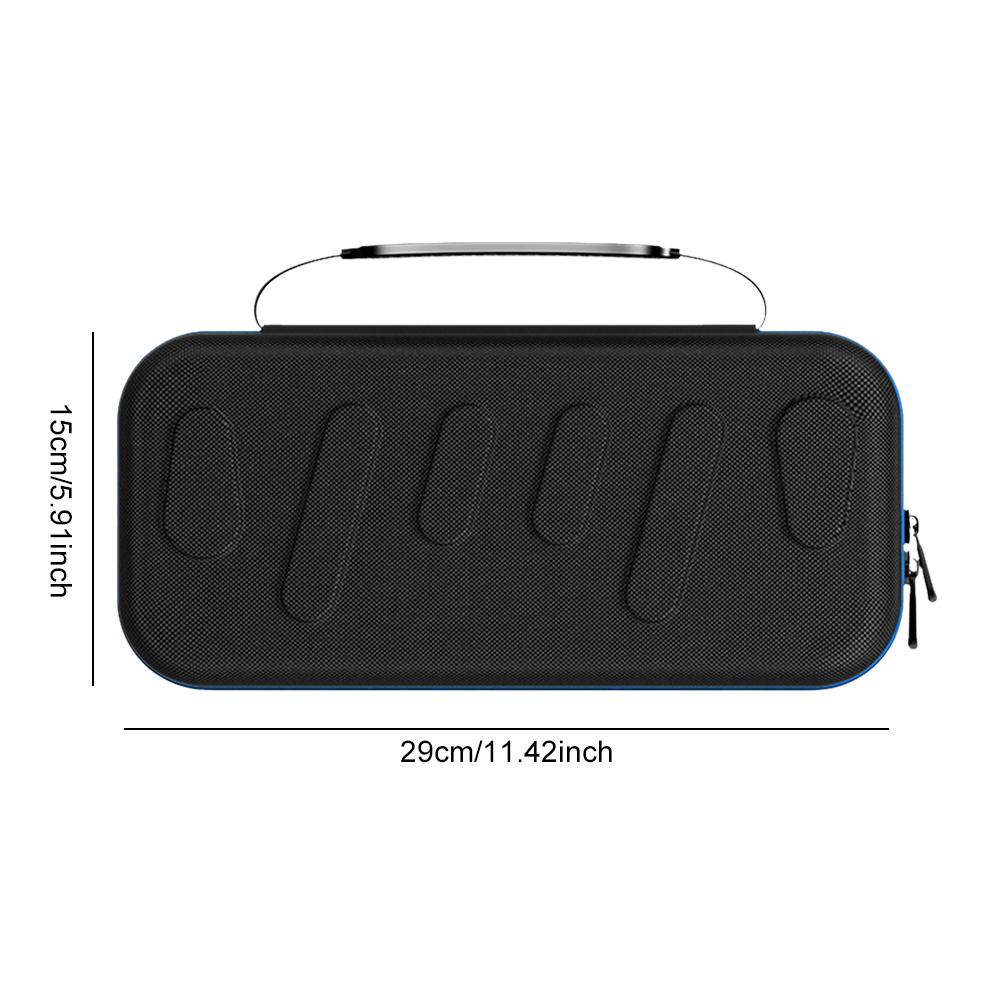 Shockproof Console Storage Bag with 24 Game Card Slots Console Protective Handbag Large Capacity for Switch 2 Accessories
