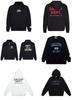 American Style Gallery Dept Logo Print Cotton Hoodie