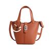 Korean Style Lychee Texture Women's Crossbody Bucket Bag - 2026 Fashionable & Versatile Handheld Vegetable Basket