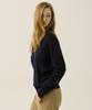 OATMEAL CAFE Timeless Essential V-Neck Knit - Navy