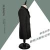 Menseye Winter Long Stand Collar Wool Overcoat