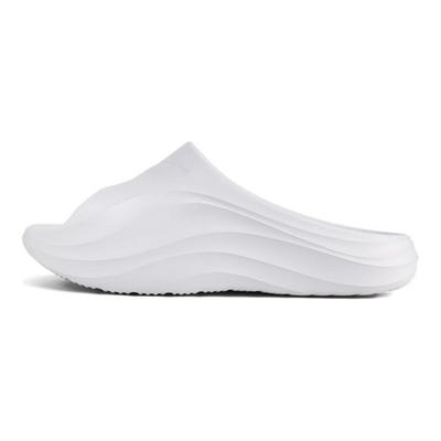 Sandales à enfiler silencieuses en EVA antidérapantes et résistantes à l'usure, chaussures unisexes blanches LNXU931-2