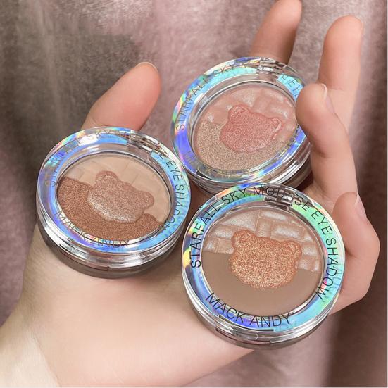 

3g Красивая пластина для теней для век сияет высокопигментированным макияжем глаз