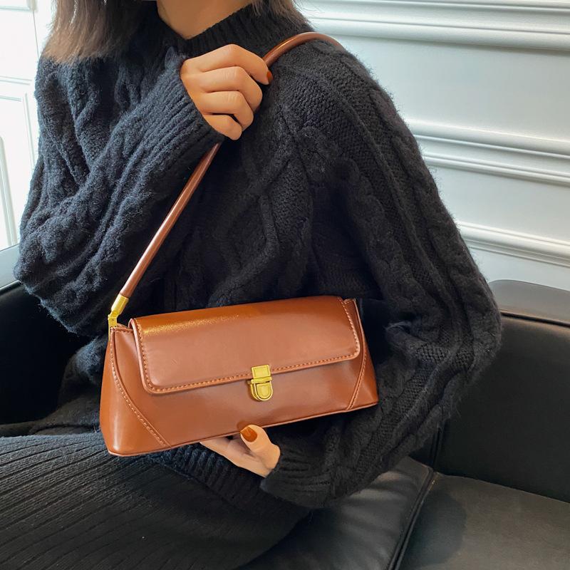 Niche Fashion Portable Small Bag Women's 2026 New Korean Versatile Retro Shoulder Armpit Bag