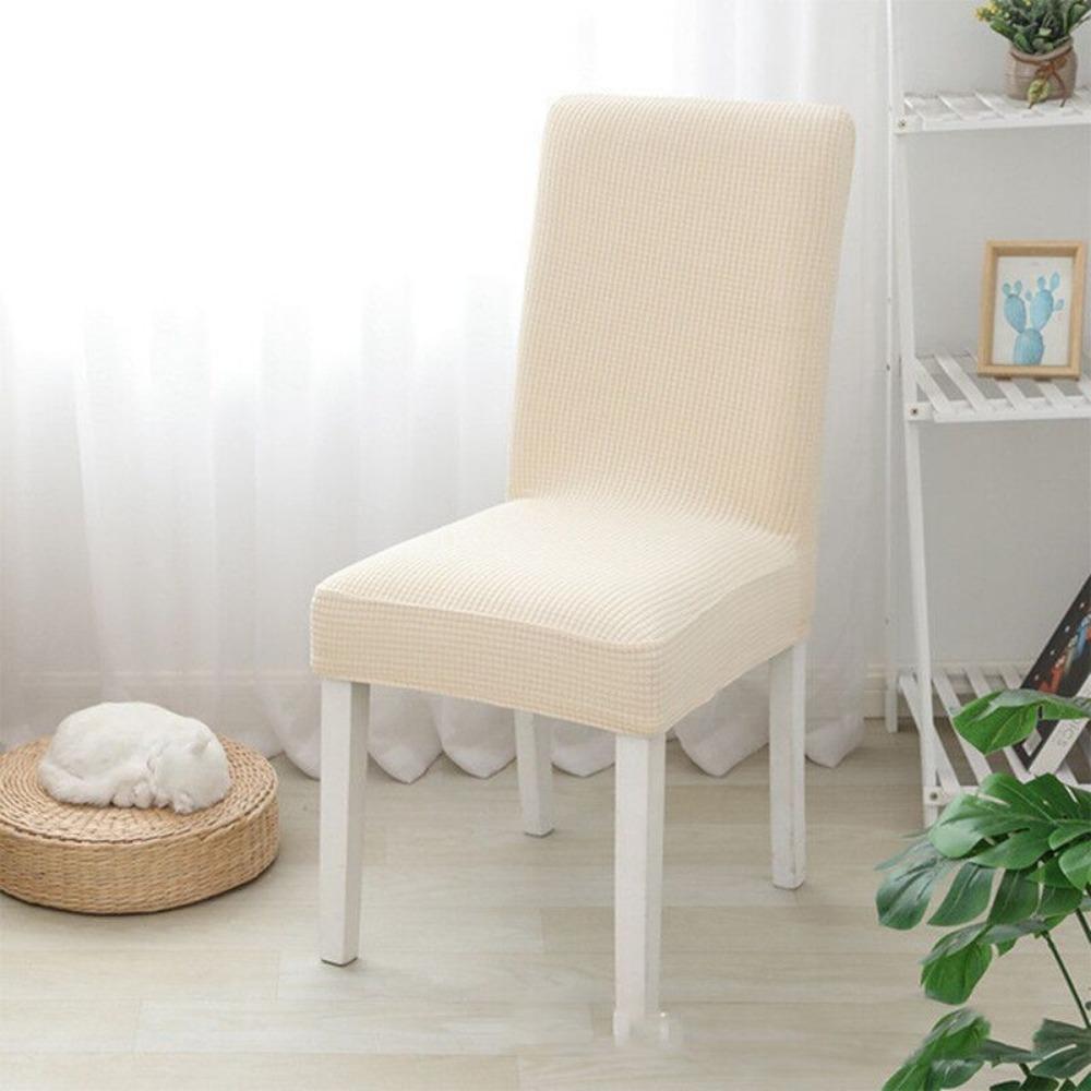 1PC Thicken Chair Cover Cushion Dining Chair Cover Universal Stool Cover Seat Cover Stretch Hotel Dining Table Chair Cover