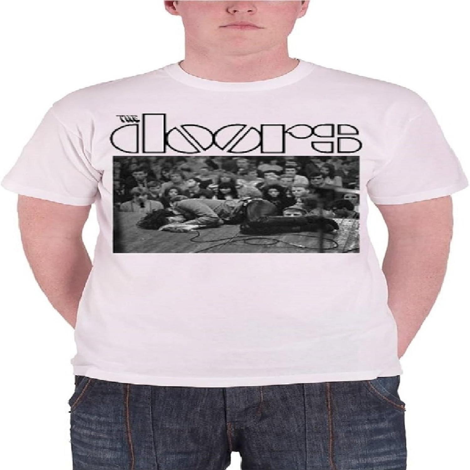 T Shirt Jim On Floor Band Logo Official Mens White S