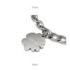 Cortis K-Pop Silver Letter Pendant Bracelet Chain, Dainty Alphabet Charm Jewelry Gift for Women Girls