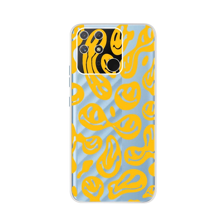 Weiche Silikonhülle Für Raelme Narzo 50A RMX3430 HandyhülleTransparente TPU-Abdeckung Für Realme Narzo50a 50 A 6.5" Rückseiten Hüllen Bumper
