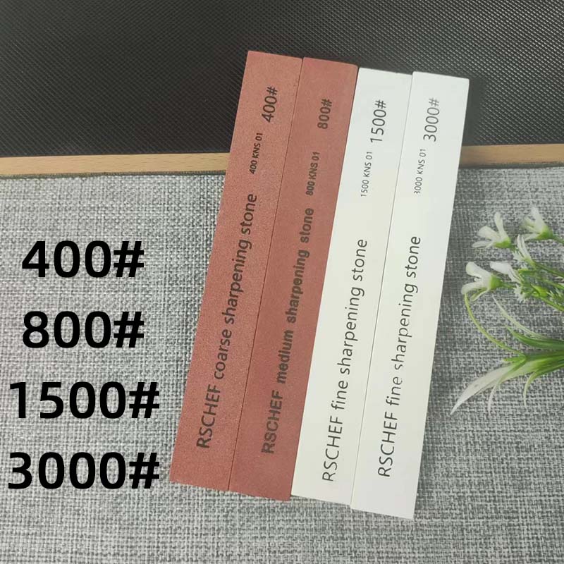 

No BaseHigh Mesh Oil Stone Knife Sharpener Water Grinding Stone Kitchen Tool Small Strips for Household Use