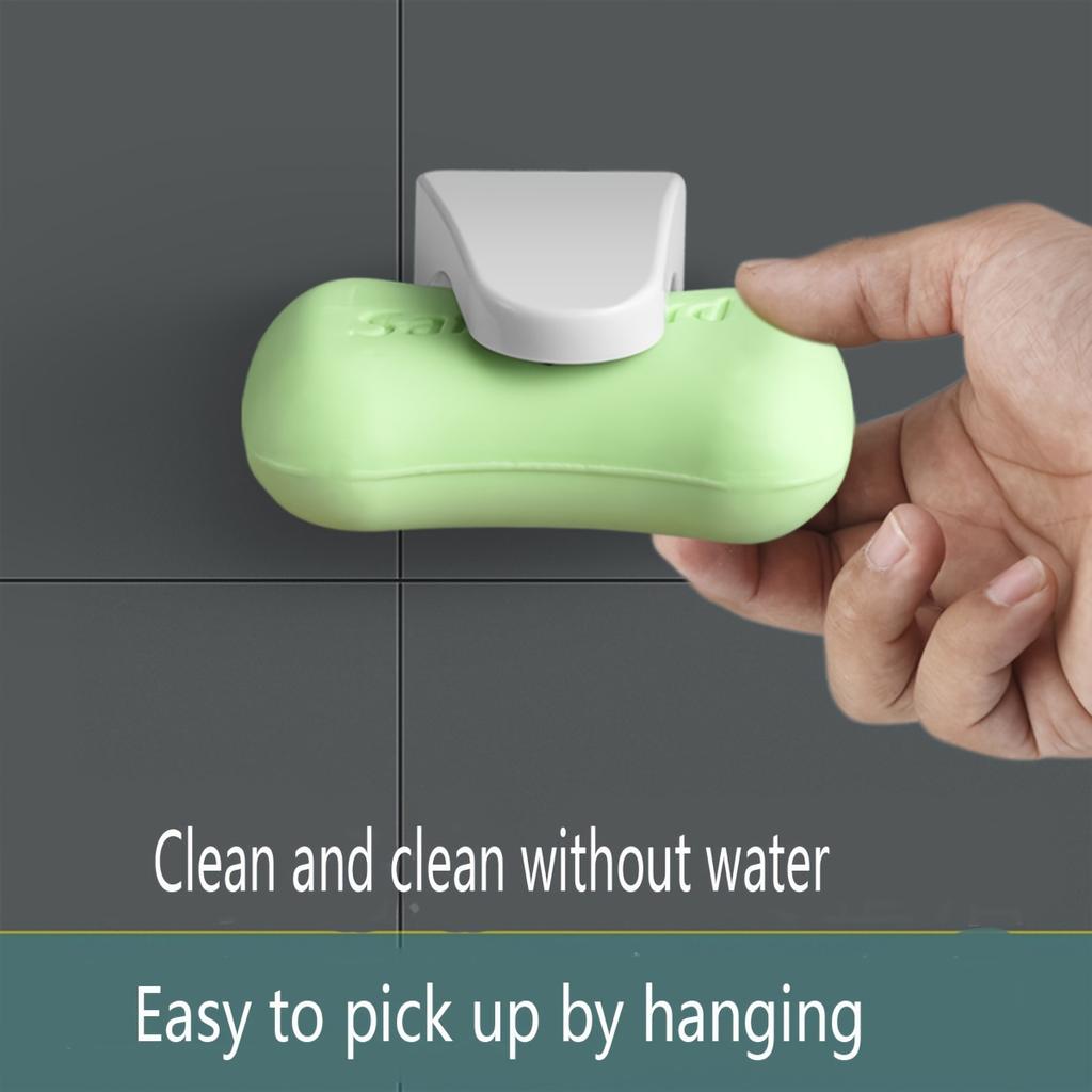 Magnetic Soap Rack - 1pc Wall Mounted Soap Holder - Drain Soap Storage Rack, Bathroom Accessories