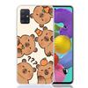 Funny Capybara Cartoon Animal Phone Case for Samsung Galaxy A52 A51 A50S A12 A22 A32 A72 A10S A30S A31 A71 Note 20 Ultra 10 Plus