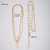 4pcs Fashion Simple Elegant Star Pendant Necklace Set Retro Pearl Y-Shaped Long Chain Necklace for Women Daily Wear Jewelry Gift
