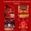 Red Color E14/ E27 Corn Lights High Brightness No Flicker New Year Lantern Light Bulb Energy Saving Replace LED Bulbs