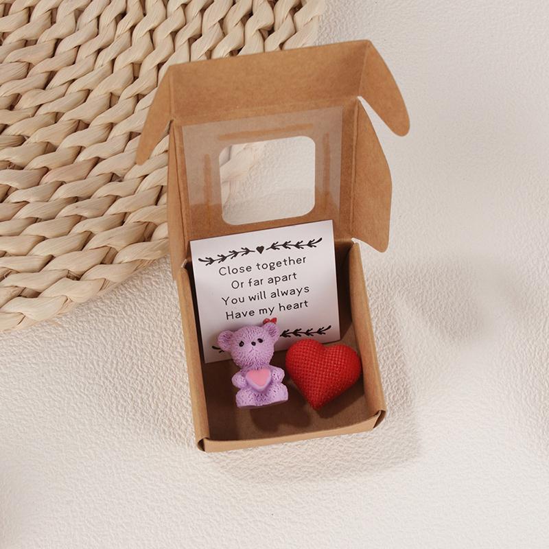 Handmade Mini Bear Little Bear In A Box My Little Worry Bears Mini Pocket Bears Hug With Emotional Uplifting Keepsake For Lovers