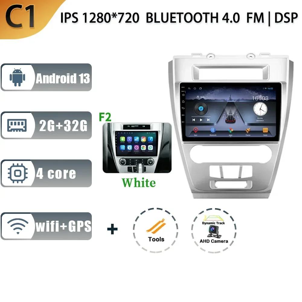 Auto Radio Android 13 For Ford Mondeo 2009-2012 Multimedia Car Stereo No 2 Din Navigation 4G GPS Bluetoot Screen