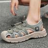 Fashion New Outdoor Men's Sandals Upstream Shoes Breathable Summer Aqua Shoes Rubber Air Mesh Sandals Wading Quick Drying Beach Sneakers