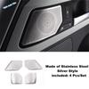 For Land Rover Defender 110     2024 2025 Car Inner Door Horn Speaker Protector Frame Cover Trim Accessories