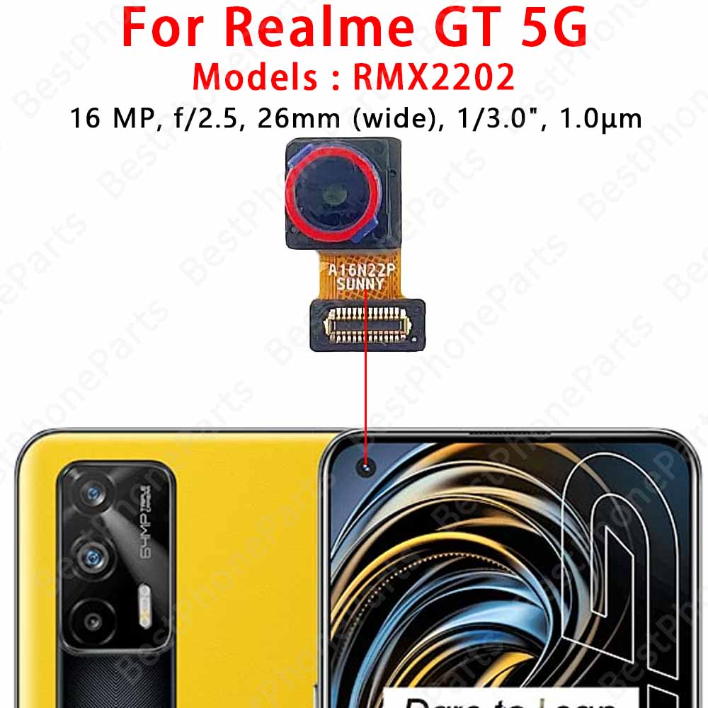 Fotocamera Posteriore Anteriore Per Realme C55 C67 4G GT Master GT Neo Modulo Fotocamera Principale Cavo Flessibile Sostituzione Ricambi
