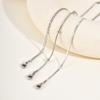 3pcs Set Simple Stainless Steel Bracelet for Women, Adjustable Gold Plated Thin Chain Bracelets, Fashion Stackable Jewelry Set