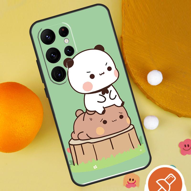 Cute BuBu DuDu Phone Case For Samsung Galaxy S25 Ultra S24 S23 S22 Ultra S9 S10 S20 Plus S21 FE Funda Cover