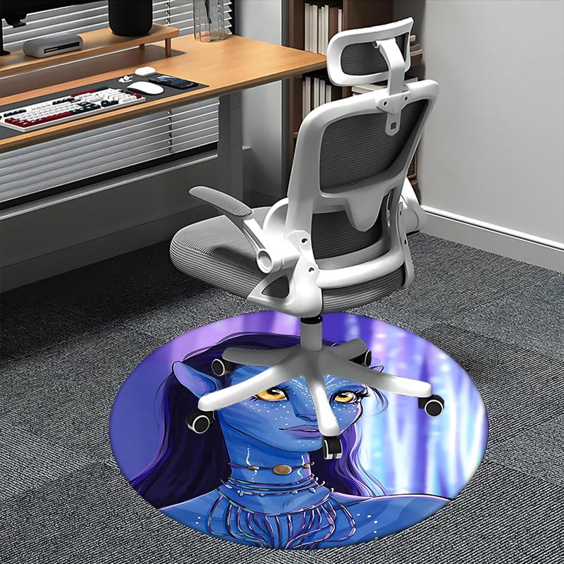 

Avatar Inspired Chair Mat Round Carpet for Home Decor, Office Use, and Gifts0203b 80cm by 80cm