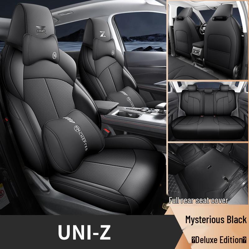UNIZ Special Full Leather Car Seat Cushion - Universal Fit, Four Seasons, New Model