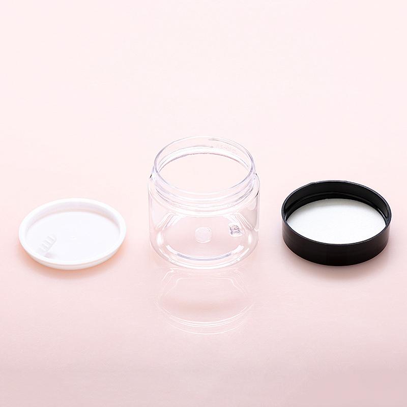 5Pcs Travel Face Cream Jar Empty Plastic Cosmetic Makeup Bottle 20Ml 30Ml 50Ml Transparent Storage Container Refillable Bottles