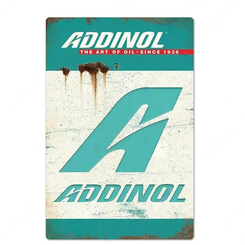 Engine Lubricate Oil Garage Wall Decor Metal Tin Sign Vintage Rusty Crafts Poster Signs Motor Car Shop Decor Tinplate Plaques